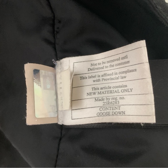 North Face Aconagua Black Down Sateen Jacket Size Womens Small - Picture 13 of 16